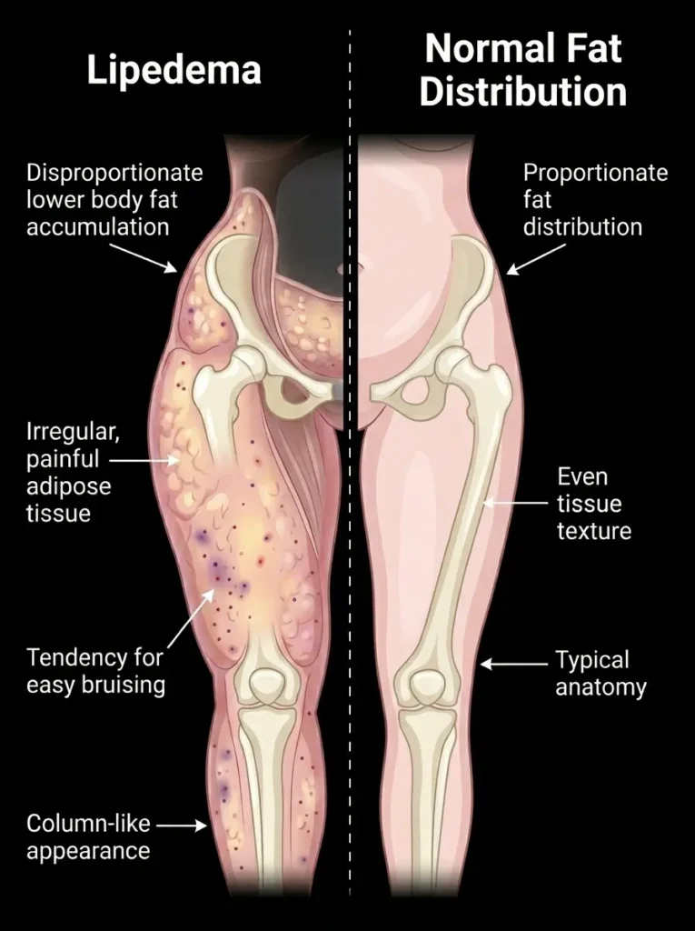 lipedema fat vs normal fat